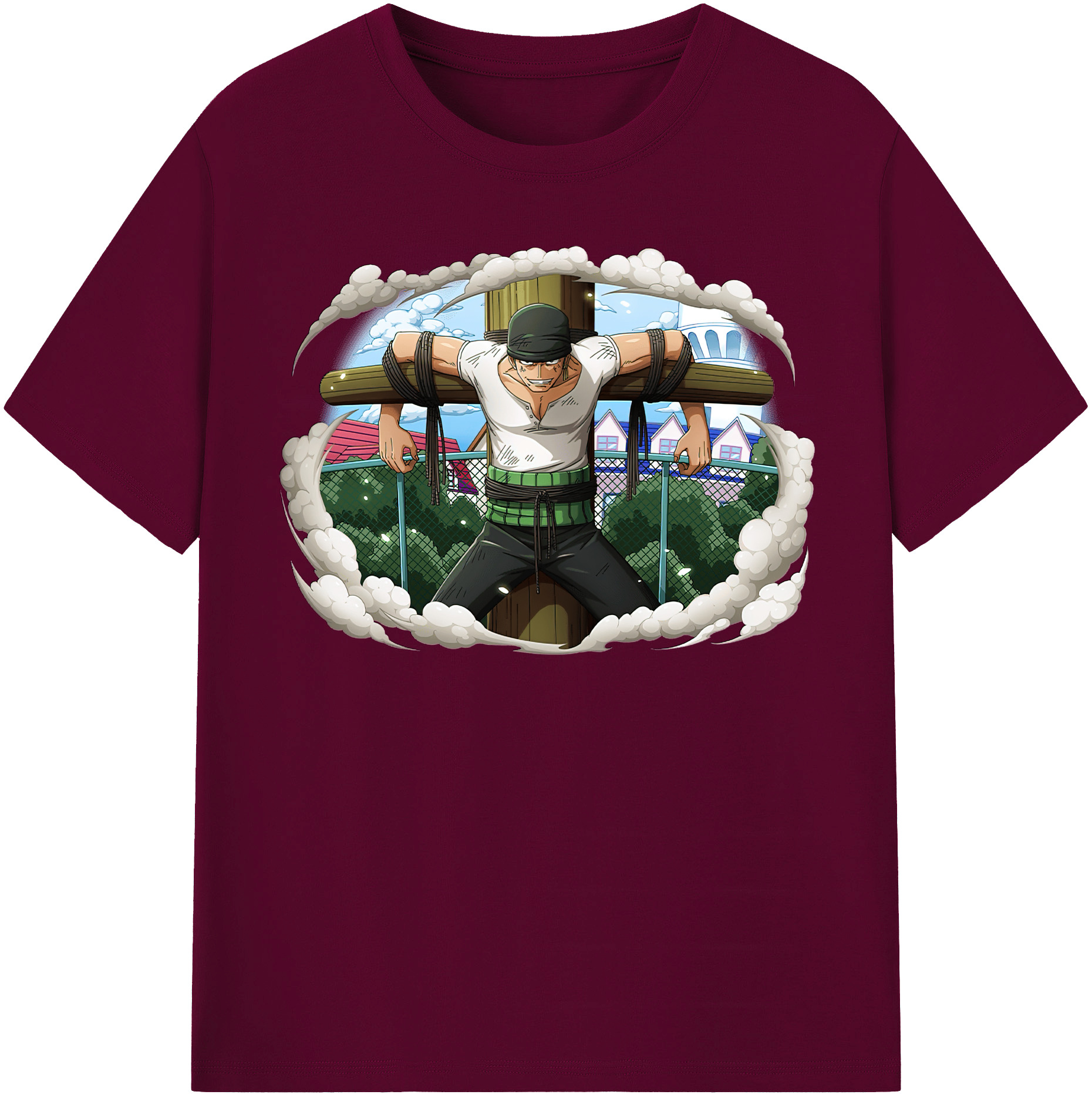 ワンピース ロロノア・ゾロ ONE PIECE Roronoa Zoro レディースカジュアルプリントTシャツ（綿100％）